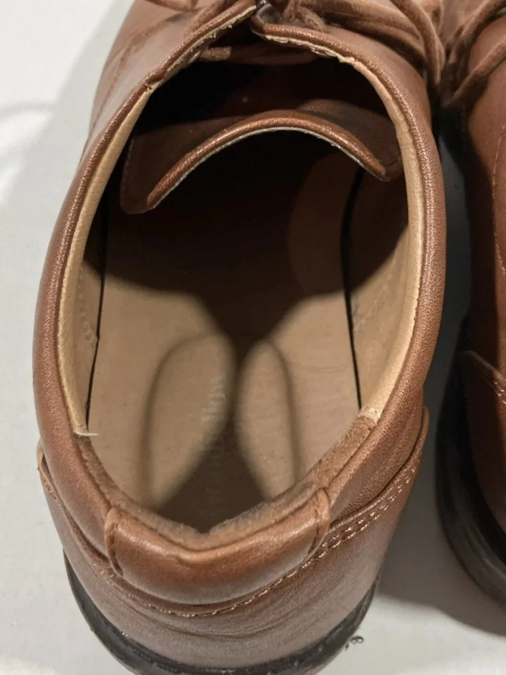 Goodfellow Men's Shoes 9M Oxford Lace-Up Dress Light Brown